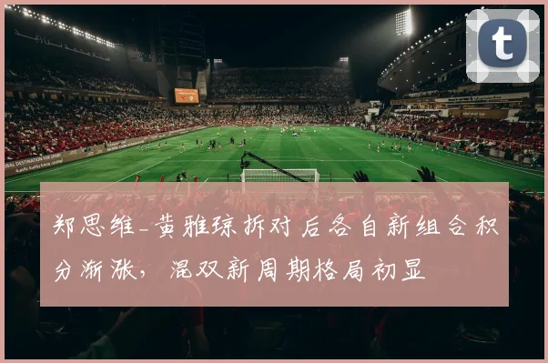 郑思维_黄雅琼拆对后各自新组合积分渐涨，混双新周期格局初显